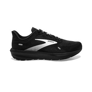 Brooks Launch 9 Road Running Shoes - Mens, Black/White | IE-NXZ592603